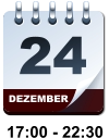DEZEMBER 24 17:00 - 22:30