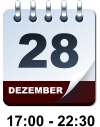 DEZEMBER 28 17:00 - 22:30